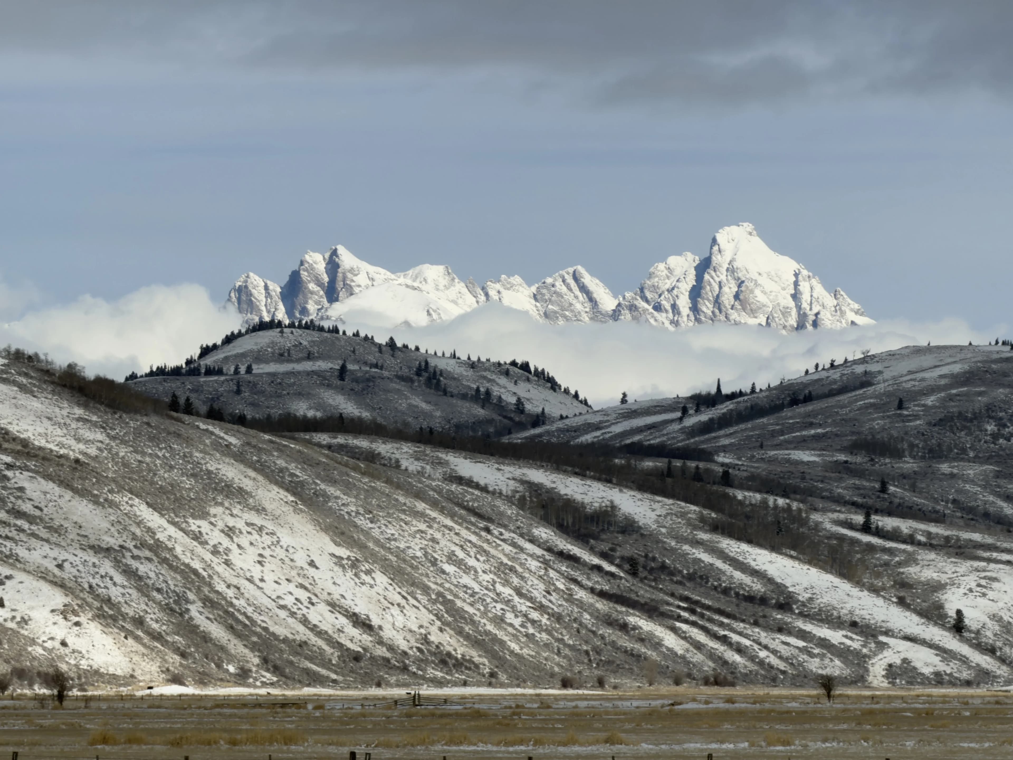 Grand Teton mountain view