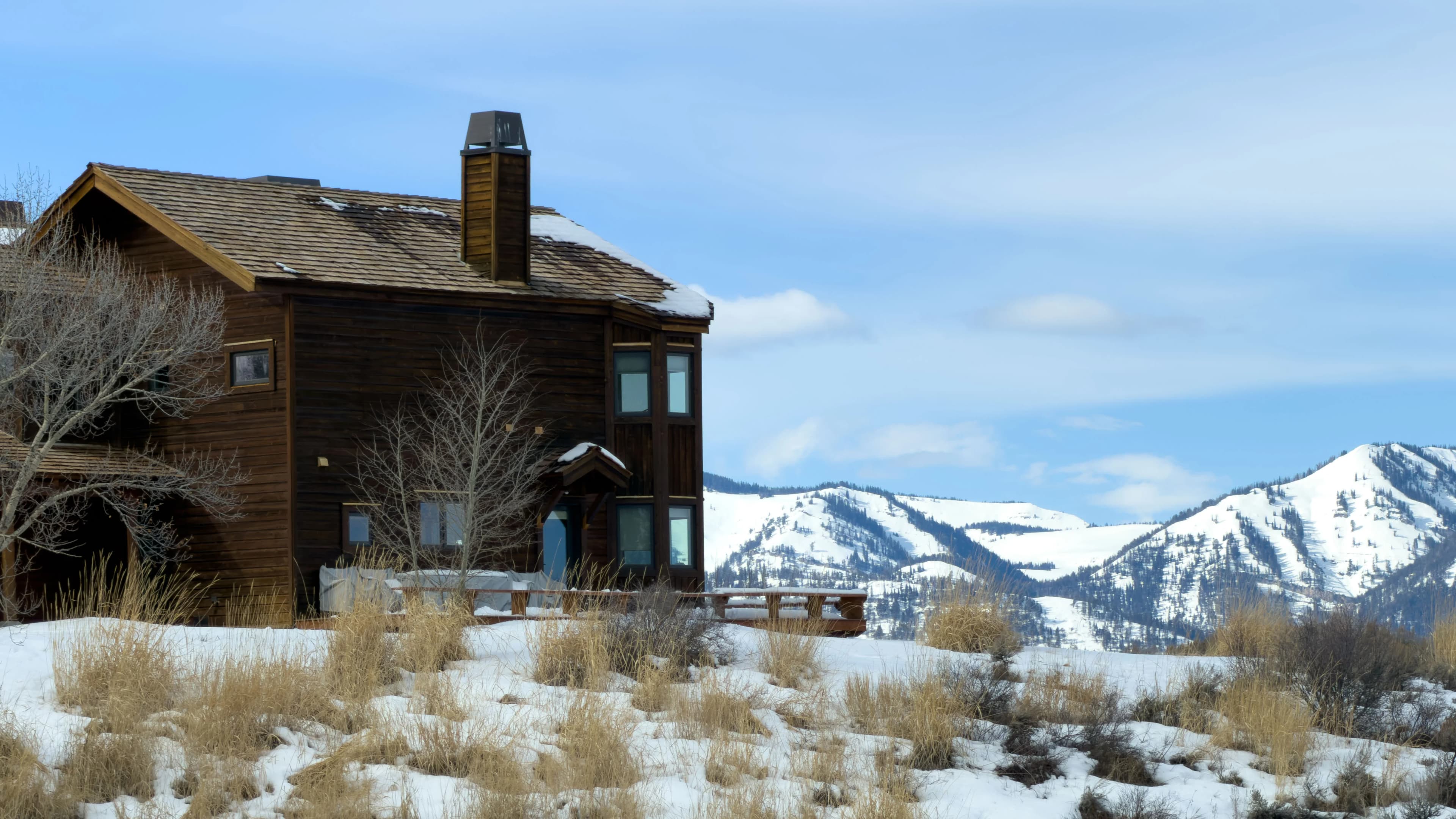 Panoramic Grand Teton mountain views - Spring Creek Ranch Jackson Hole vacation rental